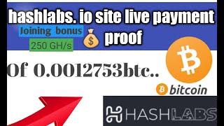 New clouds mining site Hashlabs. io site full review and live payment proof