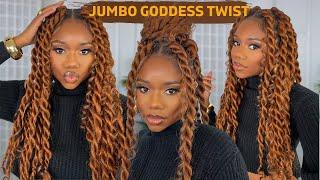 JUMBO GODDESS TWIST | STEP-BY-STEP TUTORIAL | PROTECTIVE STYLE | Chev B Tutorials.