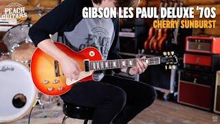 No Talking...Just Tones | Gibson Les Paul Deluxe '70s - Cherry Sunburst