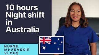 10 Hours Night Shift in Australia/Nurse Mharvskie Vlogs