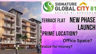 Signature Global City 81 | Sec 81 New Gurgaon | Low Rise Floors with Terrace | #signatureglobal