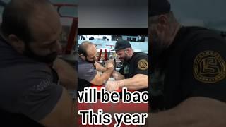 DENiS CYPLENKOF back to table| DAVID DADIKYAN #denis #eastvswest  #armwrestling #hookrolling