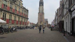 The Oude Kerk (Old Church) in Delft, Netherlands