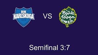 IF Björklöven-BIK Karlskoga Semifinal 3:7 [Hockeyallsvenskan]