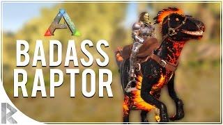 BADASS RAPTOR TAMED! - MODDED Ark Survival Evolved Part 4 (Ark Modded)