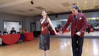 Nasrin Barmaki & Mark Hernandez Showcase at TangoAmor Milonga! Argentine Tango Dallas