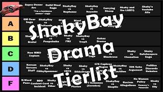 The @ShakyBay Drama Tierlist