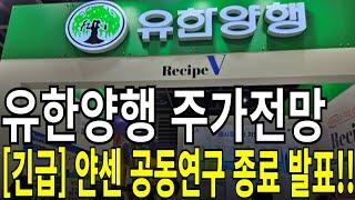 유한양행 주가전망] [긴급] 얀센 공동연구 종료 발표!! feat.디에스경제연구소 케빈 (주가,투자,목표가,목표주가)