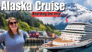 BOARDING Holland America Noordam in Whittier (Southbound ALASKA Cruise)