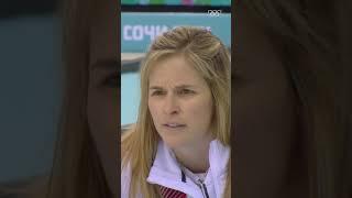 Sound ON for this curling win! 