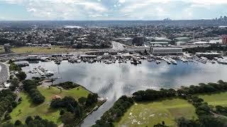 Drone above Jubilee Park in Glebe, Sydney, Australia - 10 minute mix of shots. Come fly with me!