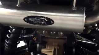 NEW Barker Exhaust Slip on for Polaris Sportsman 550/850. 550 sound test