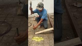 Como a asegurar tu cimbra para colar pisos o hacer una banqueta #construccion