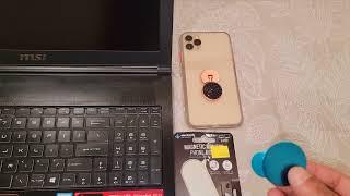 Review and unboxing of Magnetic monitor phone mount. 