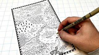 Drawing Fantastical World Maps!