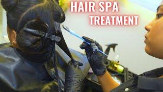 GIRLS HAIR SPA TREATMENT BY LADY BARBER | RAINBOW BEAUTY AND TATTOO #hairspatreatment #hairspa