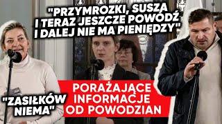 "Idzie zima". Powodzianie w Sejmie. "Zasiłków niema, nie ma decyzji... dlaczego tak się dzieje?!"