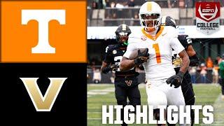 Tennessee Volunteers vs. Vanderbilt Commodores | Full Game Highlights | ESPN College Football