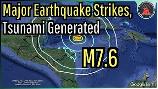 Caribbean Earthquake Update; Magnitude 7.6 Strikes, Tsunami Generated