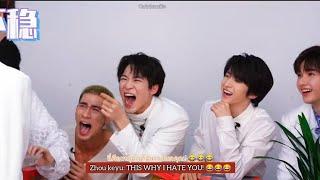 (ENG/THAI) INTO1 Mika & Zhou keyu Funny Moment New year Gift