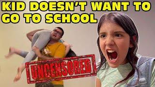 Girl Temper Tantrum Doesn't Want To Go To School - [ UC Version ]