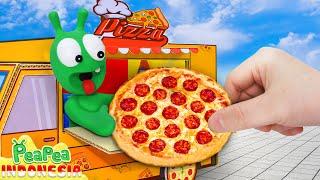 Pea Pea Menjadi Koki Pizza  Video Lucu untuk Anak