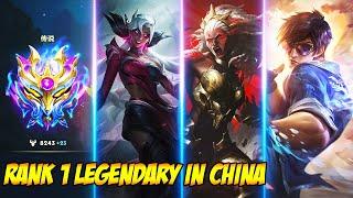 WILD RIFT RANK 1 LEGENDARY IN CHINA 8243LP - AMBESSA, LEE SIN, NILAH GAMEPLAYS