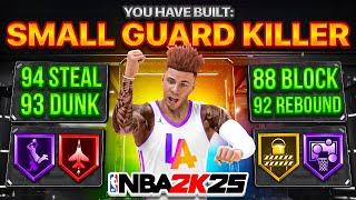 MY OFFICIAL SMALL GUARD KILLER BUILD OF NBA 2K25..