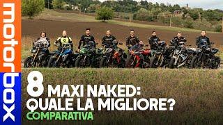 Confronto MAXI NAKED | Aprilia, BMW, Ducati, Kawasaki, KTM, Triumph, Honda e Suzuki, LA SFIDA!