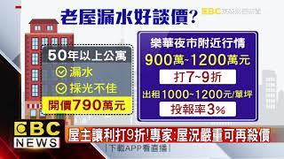 中永和老房漏水、壁癌該買嗎？專家：可再殺價