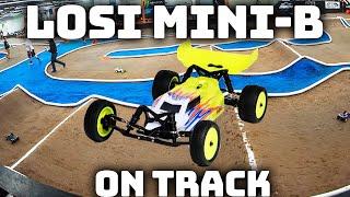 Losi Mini-B First Drive!! Track Day at Tonys Hobbies in Southern California