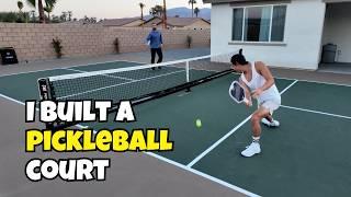 I Built A Pickleball Court | Cost & Construction Breakdown