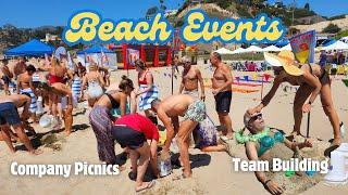 Corporate Beach Events: Picnics & Parties on the Sand | Waterfront Los Angeles & Orange County ️