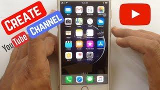 How to Create YouTube Channel on iPhone