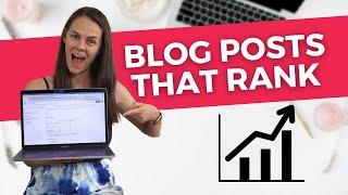 How to Outline a Blog Post That on Page 1: Formatting + Outlining Tips for Your Blog Strategy