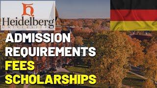 How to Apply to the Heidelberg University | Admission Requirements | Fees for International Students