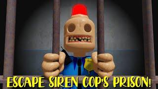 Escape Siren Cop's Prison! (SCARY OBBY) - Roblox