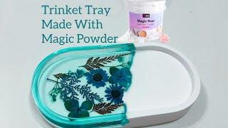 5️⃣6️⃣In love with this Magic Pour! Let’s Resin Magic powder 🪄Trinket tray  What’s inside the kit?