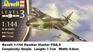 Revell 1:144 Hawker Hunter FGA.9 Kit Review