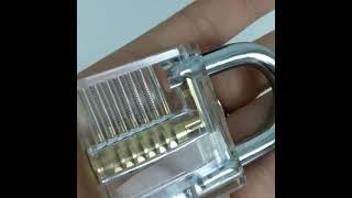 Clear Practice Padlock