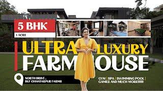 Luxurious Farmhouse Tour | DLF Chhatarpur Farms | 5 BHK