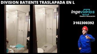 DIVISIONES DE BAÑO EN VIDRIO TEMPLADO EN BOGOTA-INGEVIDRIOS