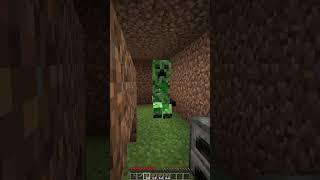 Anxiety level on peak I wont let that Creeper Explode #minecraft #shorts