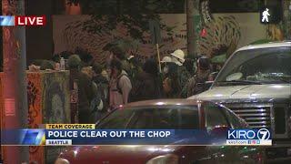 VIDEO: Crowd forming near blockades of CHOP zone