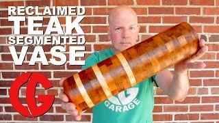 Making a Reclaimed Wood Vase - Art, Woodturning.