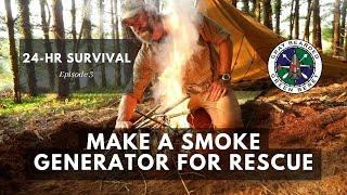 The Best Emergency Signal Fire (24 Hour Survival Ch. 3) | Gray Bearded Green Beret