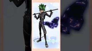 Miraculous Characters As Akumatized Villains #miraculousshorts #adrien #clawnoir #shadybug #catnoir