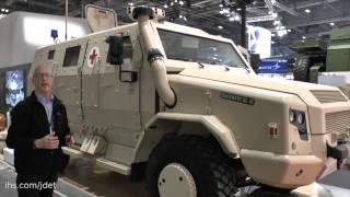 DSEI 2015: Rheinmetall MAN Military Vehicles – Survivor R protected field ambulance configuration