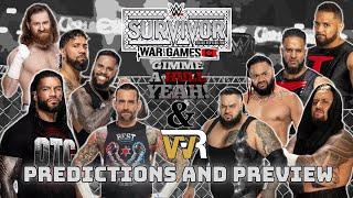 WWE Survivor Series: WarGames. Predictions and Preview!! With Wrestling Royalty!!!