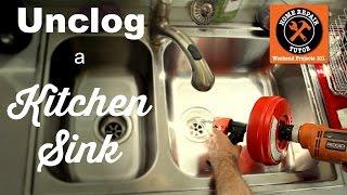 How to Unclog a Kitchen Sink Drain -- by Home Repair Tutor